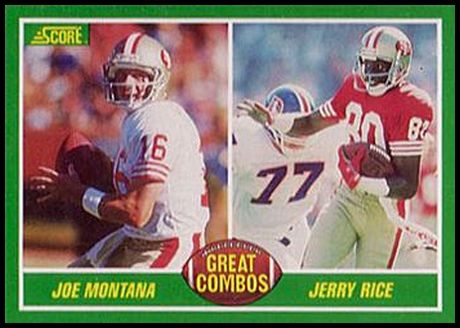 279 Joe Montana Jerry Rice GC